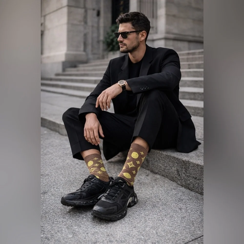 Luxury LV Crew Socks